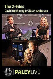 David Duchovny and Gillian Anderson on The X-Files: Live at the Paley Center poster