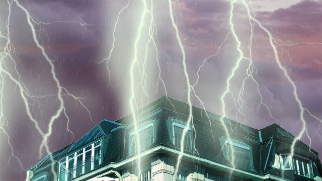 Watch Thunderstorm Sounds Peaceful Rain Ambient Video for Sleep and Meditation Online