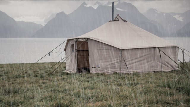 Watch Rain on a Tent: Dark Screen 10 Hours Soothing Rain Sounds [No Thunder] for Sleep, Meditation, Concentration, or Yoga. Online