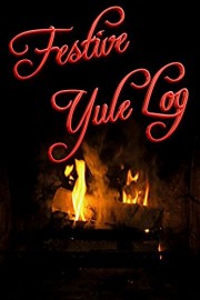Festive Yule Log poster