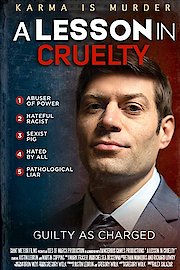 A Lesson In Cruelty poster