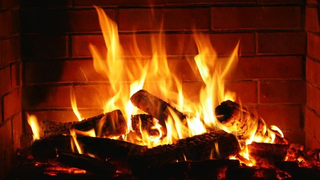 Watch Modern Fireplace Relaxing Sleep Sounds for Peaceful Meditation Online