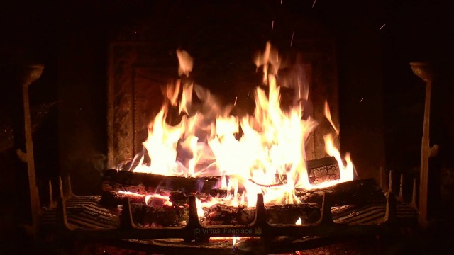 Watch Warm Fireplace Serene Sleep Sounds for Stress and Meditation Online