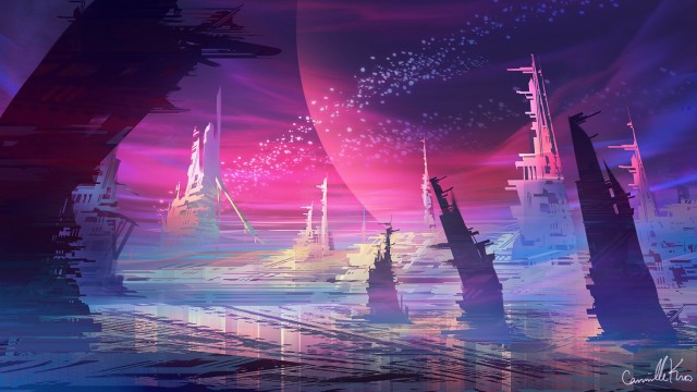 Watch Digitial Painting by Camille Kuo: Environment Creation Online