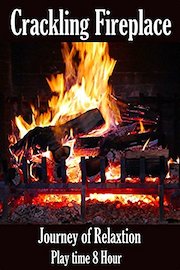 Crackling Fireplace poster
