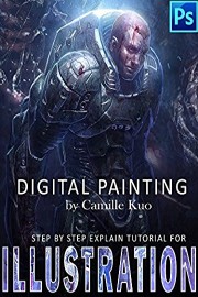 Digital Painting by Camille Kuo: step by step explain tutorial for illustration