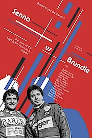 Senna Vs Brundle poster