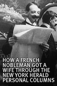 How a French Nobleman Got a Wife Through the New York Herald Personal Columns