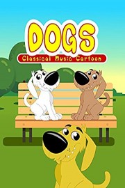 Dogs Classical Music Cartoon poster