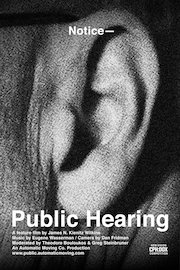 Public Hearing poster