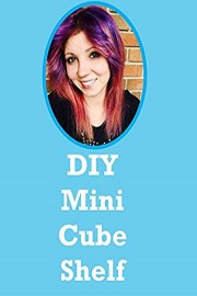 Popsicle Stick Crafts: DIY Mini Floating Cube Shelf: Room Decor poster