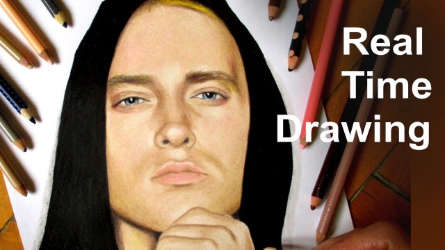 Watch Real time drawing of Eminem Online