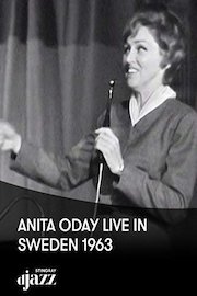 Anita Oday Live in Sweden 1963 poster