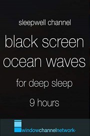 Black Screen Ocean Waves for Sleep 9 hours poster