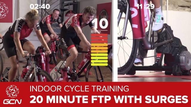 Watch Indoor Cycling - 20 Minute FTP with Surges Online