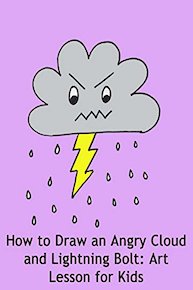 How to Draw an Angry Cloud and Lightning Bolt: Art Lesson for Kids