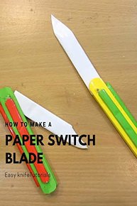 How to Make a Paper Switch Blade - Easy knifeTutorials