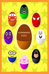 Learn Colors With Superhero Surprise Eggs