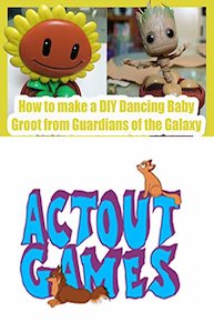 How to make a DIY Dancing Baby Groot from Guardians of the Galaxy