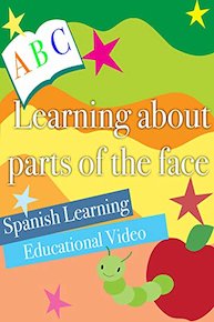 Learning about parts of the face Spanish Learning Educational Video