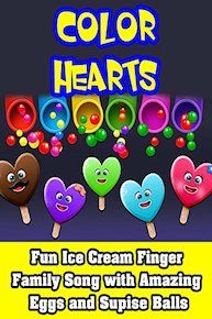 Fun Ice Cream Finger Family Song with Amazing Eggs and Supise Balls