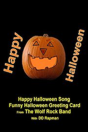 Happy Halloween Song - Funny Halloween Greeting Card From The Wolf Rock Band poster
