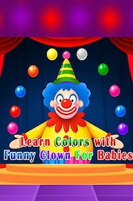 Learn Colors with Funny Clown For Babies