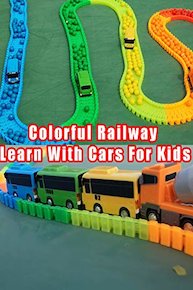 Colorful Railway Learn With Cars For Kids