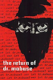 Return of Dr. Mabuse poster