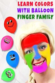 Learn Colors With Balloon Finger Family