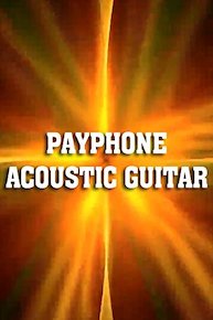 Payphone Acoustic Guitar Cover - Electronic Visualization Background