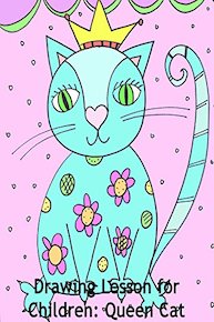 Drawing Lesson for Children: Queen Cat