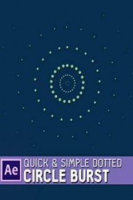 Quick & Simple Dotted Circle Burst