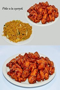 Pollo a la ajonjoli