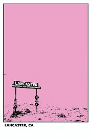Lancaster, CA poster
