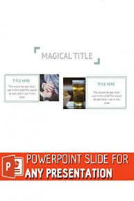 Powerpoint slide for any presentation