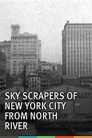 Sky Scrapers of New York City from North River poster