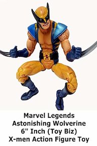 Review: Marvel Legends Astonishing Wolverine 6" Inch (Toy Biz) X-men Action Figure Toy