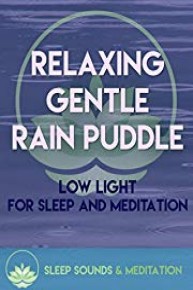 Relaxing Reflective Rain Puddle (HD) Low Light Sleep Sound & Meditation