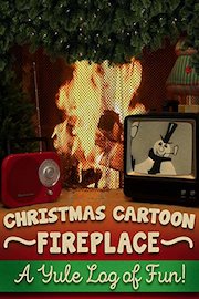 Christmas Cartoon Fireplace - A Yule Log of Fun! poster