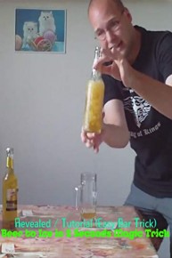 Beer to Ice in 2 Seconds Magic Trick - Revealed/Tutorial (Easy Bar Trick)
