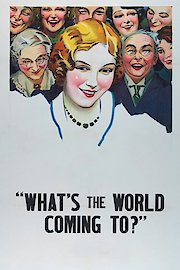 What's the World Coming To? poster