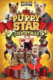 Puppy Star Christmas poster