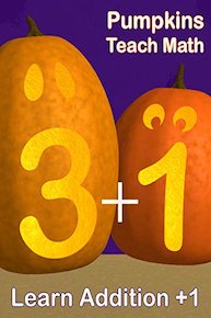 Pumpkins Teach Math - Learn Addition +1