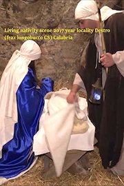 Living nativity scene 2017 year locality Destro (fraz longobucco CS) Calabria