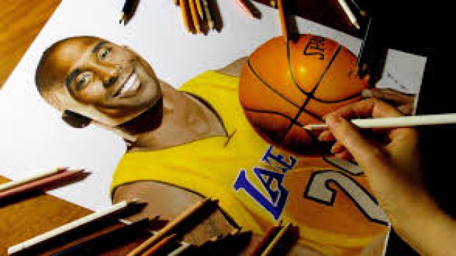 Watch Time Lapse Drawing of Kobe Bryant Online