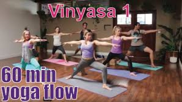 Watch 60 Minute Yoga Class - Vinyasa 1 Beginner Flow Online