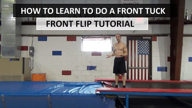 Watch How to Learn to Do a Front Pike - Front Pike Flip Tutorial Online