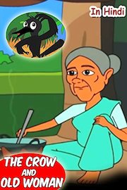 The Crow and an old woman (In Hindi)