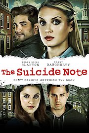 SUICIDE NOTE poster